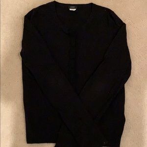J crew black wool sweater size S